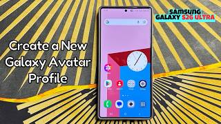 How to Create a New Galaxy Avatar Profile on Samsung Galaxy S26 Ultra #tutorial