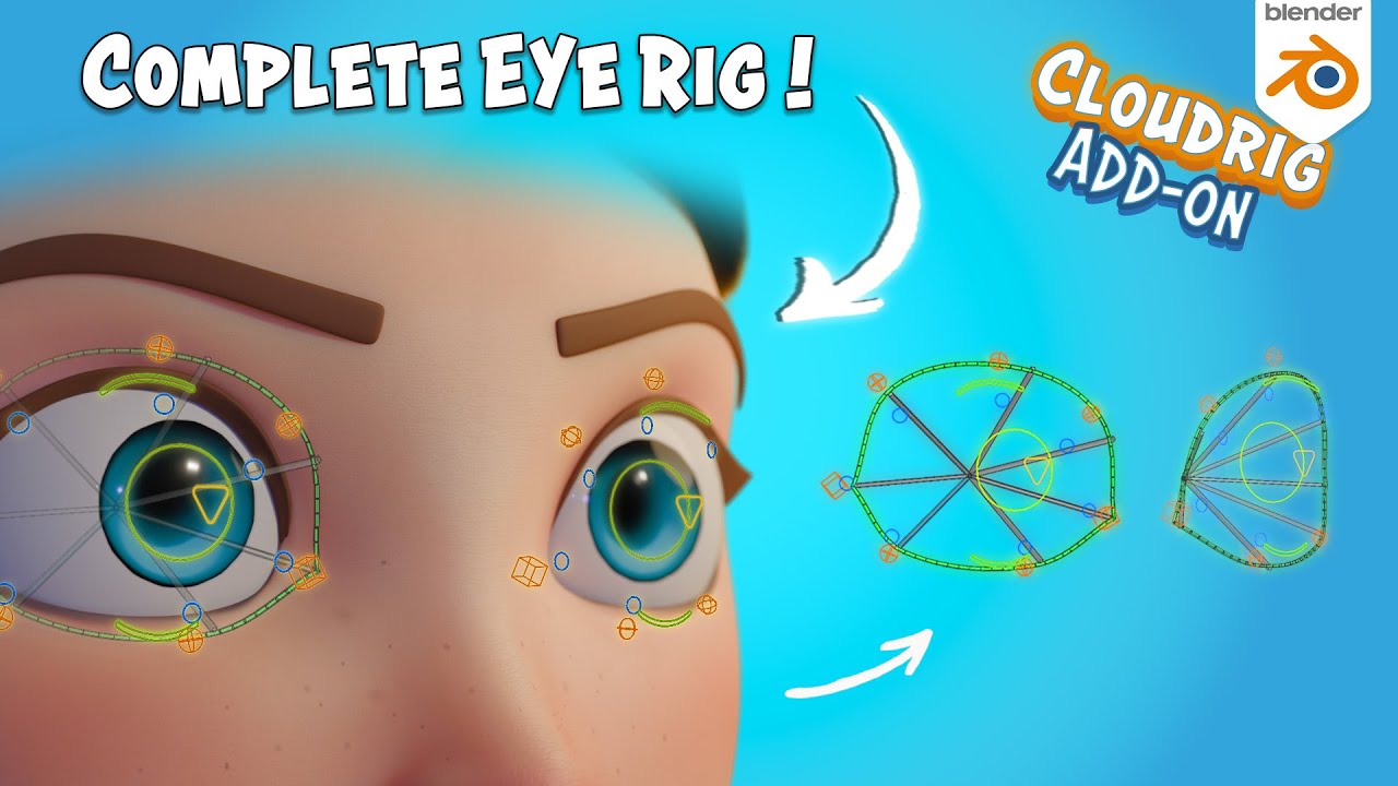 Rigger un Oeil avec Cloudrig ! | Cloudrig Tuto (FR)