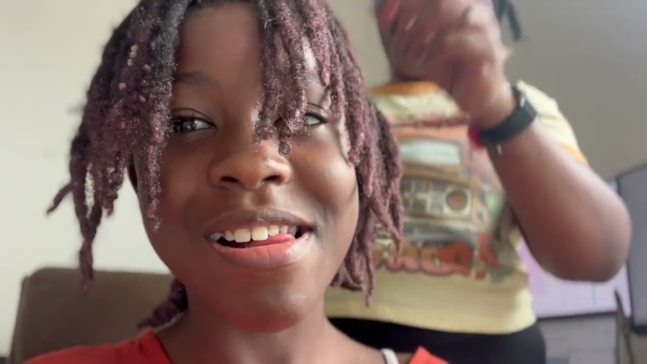 ♡ RETWIST KIDS LOCS| using LOC N GEL | Palm rolling method + loc journey 