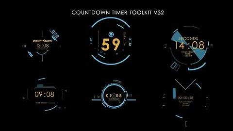 Countdown Timer Toolkit V32 | After Effects Template