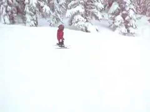 Tyler Valdez Skiing at Timberline