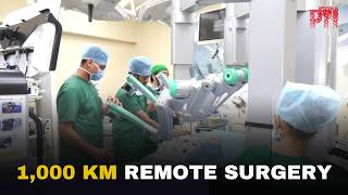 Gujarat performs its first long-distance robotic tele-surgery in Ahmedabad