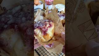 Celebrity DELICIOUS raspberry lemon muffins 🍋 #bake #baking #recipe #muffins #breakfast #fyp #fallbaking Wealth