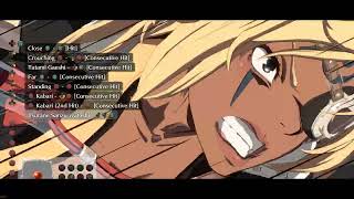 GGST Baiken cS Meterless Wallbreak Combos