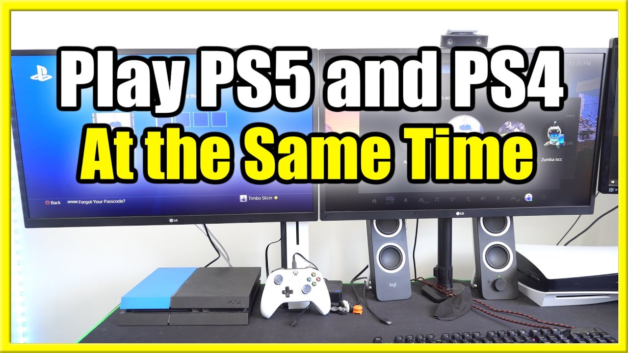 How to Play PS5 & PS4 Games Same Time Account Tutorial) - YouTube