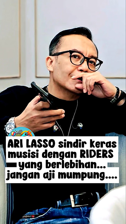 Ari Lasso criticizes musicians whose riders are excessive