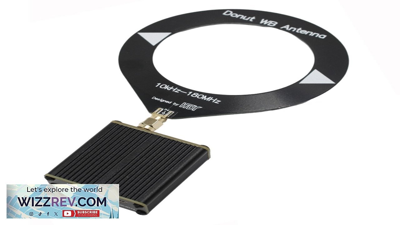 Upgraded Donut Wideband Antenna 10kHz 180MHz Low Impedance Converter SMA Male Type C Review