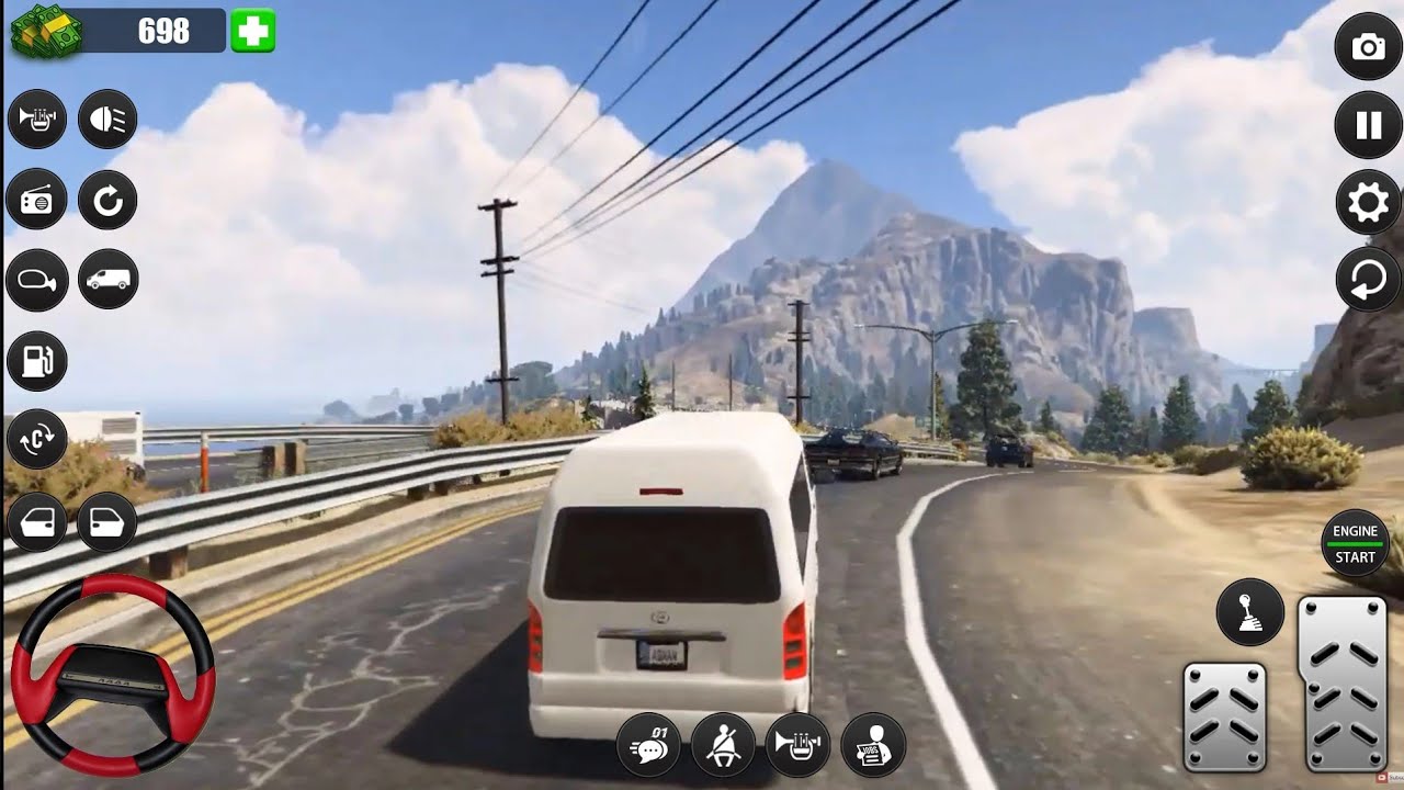 Dubai Van: Car Simulator Games Gameplay