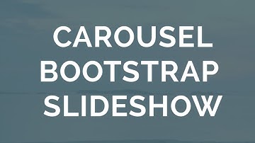 Carousel Bootstrap Slider - Fascinating Layouts!