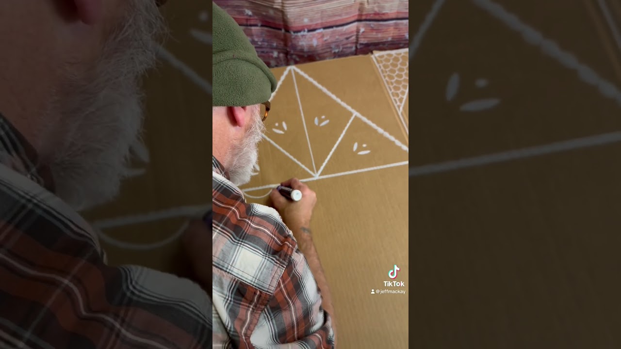 Lets make a giant gingerbread village from recycled cardboard 