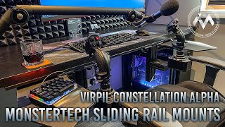 Monstertech SLIDING RAIL Dual Stick Virpil Setup for Star Citizen