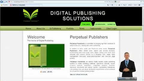 Digital Publishing Flipping Pages System from Perpetual Publishers