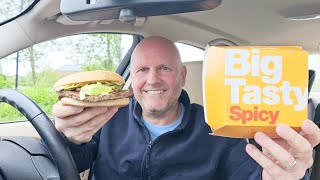 New Mcdonalds Big Tasty Spicy Review