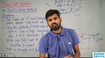 L60 Three Point Problem Trial & Error Method | GATE ESE |  Online Engineering | Ankit Gupta Sir