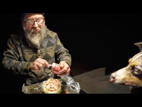 Truck Camping on St. Patrick’s Day | Campfire Stuffed Cabbage & Opossum Chase