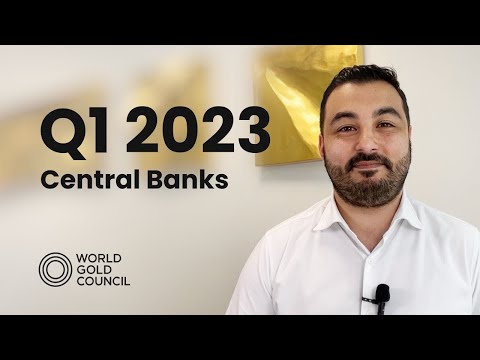 How much gold did central banks buy in Q1 2023?