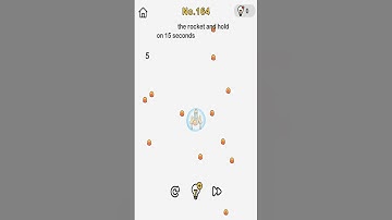 Brain Out Level 164 Protect the rocket and hold on 15 seconds
