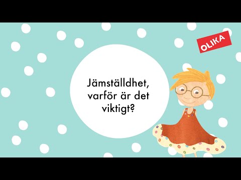 Video: ”Vi Behöver Barnflickor Och En Hushållerska. Och Då Kommer Det Att Finnas Jämlikhet 