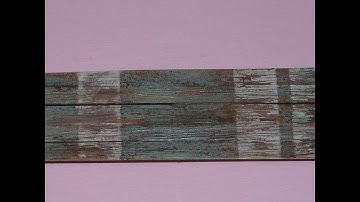 How to Make, Paint and Weather a Fence Panel 1/35 Scale
