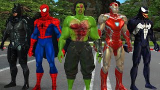 Game GTA 5 Superheroes Pro| Spiderman vs Bat Man vs captain america Great war against bad guys Joker screenshot 5