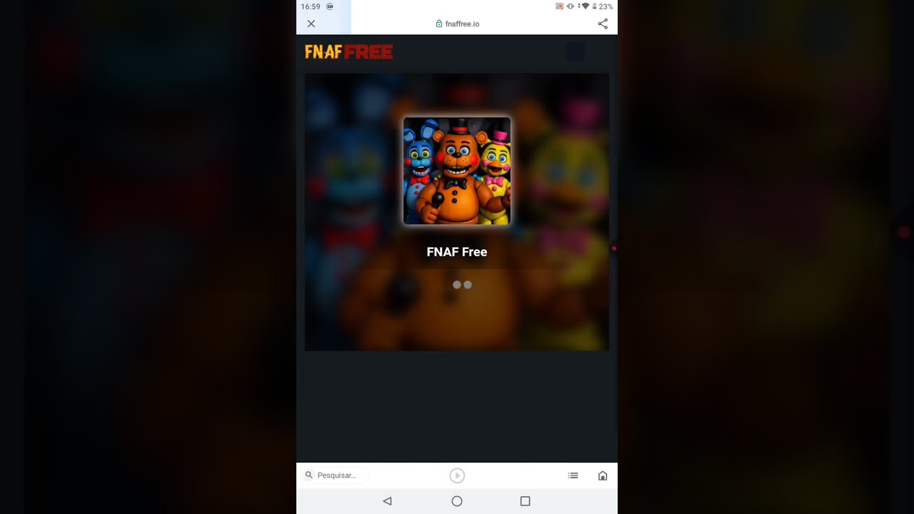 Como jogar five nights at''s Freddy de graça tutorial 