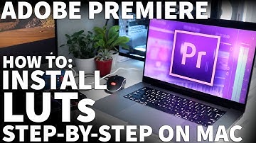 Macbook How to Install LUTs in Adobe Premiere - Install Premiere LUTs in Lumetri Color on MacBook