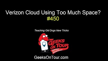 Verizon Cloud Using Too Much Space?