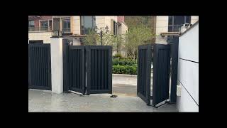 Space-Saving Folding Gate: The Sleek  Aluminum Gate