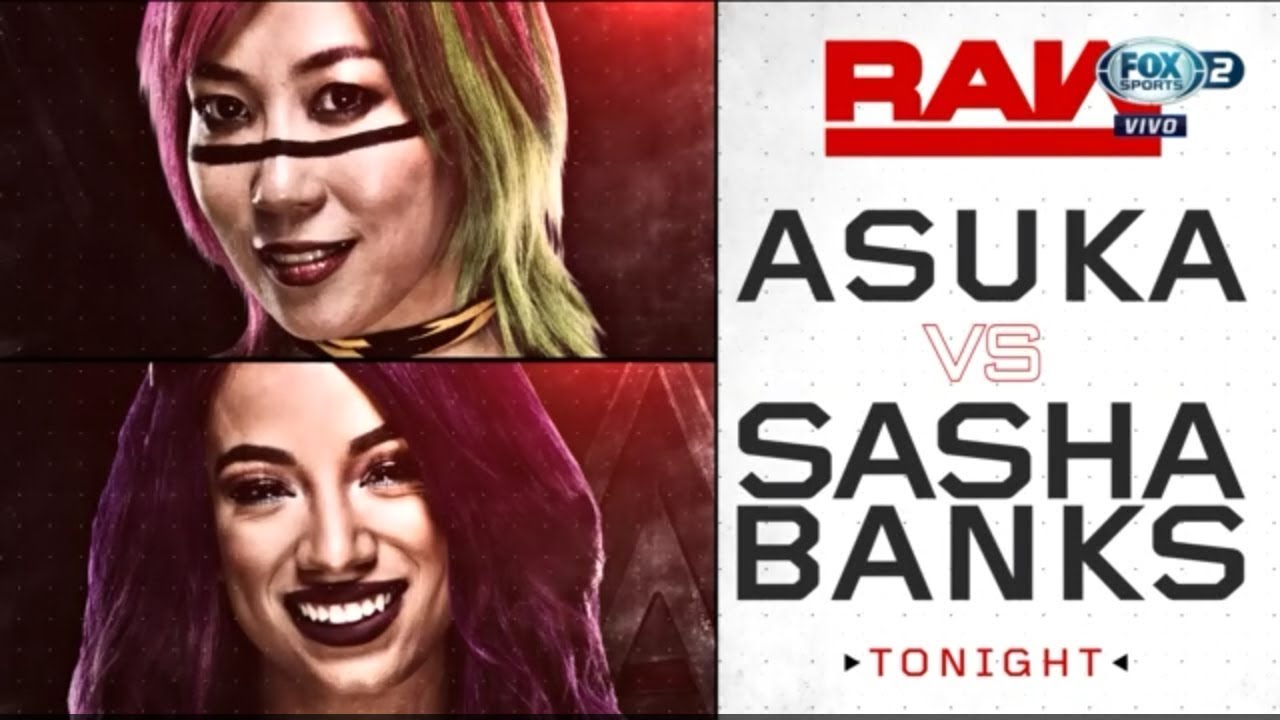 Asuka vs Sasha Banks : RAW - FOX SPORT - PT BR