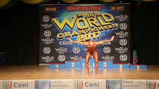 Dion Friedlands Posing Routine At The Ibfa World Championships In Rome, Italy, 29 Oct, 2017