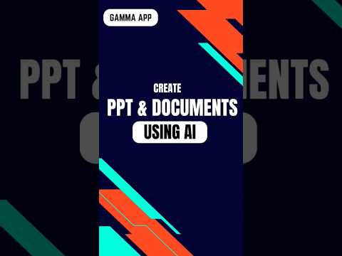 Create PPT Using AI #gamma #ai #chatgpt #ppt #technology #tech #tricks #internethacks #review #hacks