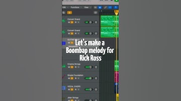How to make soul hiphop melody on Logic Pro X