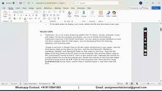 Shelly Cashman Access 365 | Module 7: End of Module Project 1 TopStream, Inc.