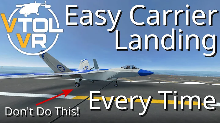 How To: Carrier Landings For Beginners | VTOL VR