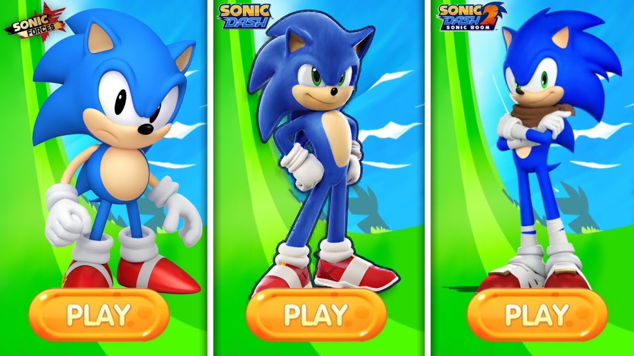 Sonic Dash Vs Sonic Dash 2 : Sonic Boom Vs Sonic Forces - All Games ...