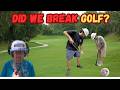 We Played Golf Using Construction Advantages... It Got Out of Hand Fast 😳🏌️♂️🛠️