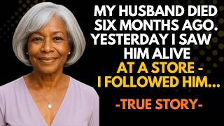 HER TRUE STORY 👵💔 I Buried My Husband Six Months Ago. Yesterday I Saw Him Alive At The Grocery Store