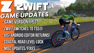 ZWIFT Update 1.53 - Zwift Switch to TSS® // iPad Workout Editor Returns // More