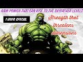 How strong is the hulk  bruce banner  toba hulk  world breaker hulk  marvel comics