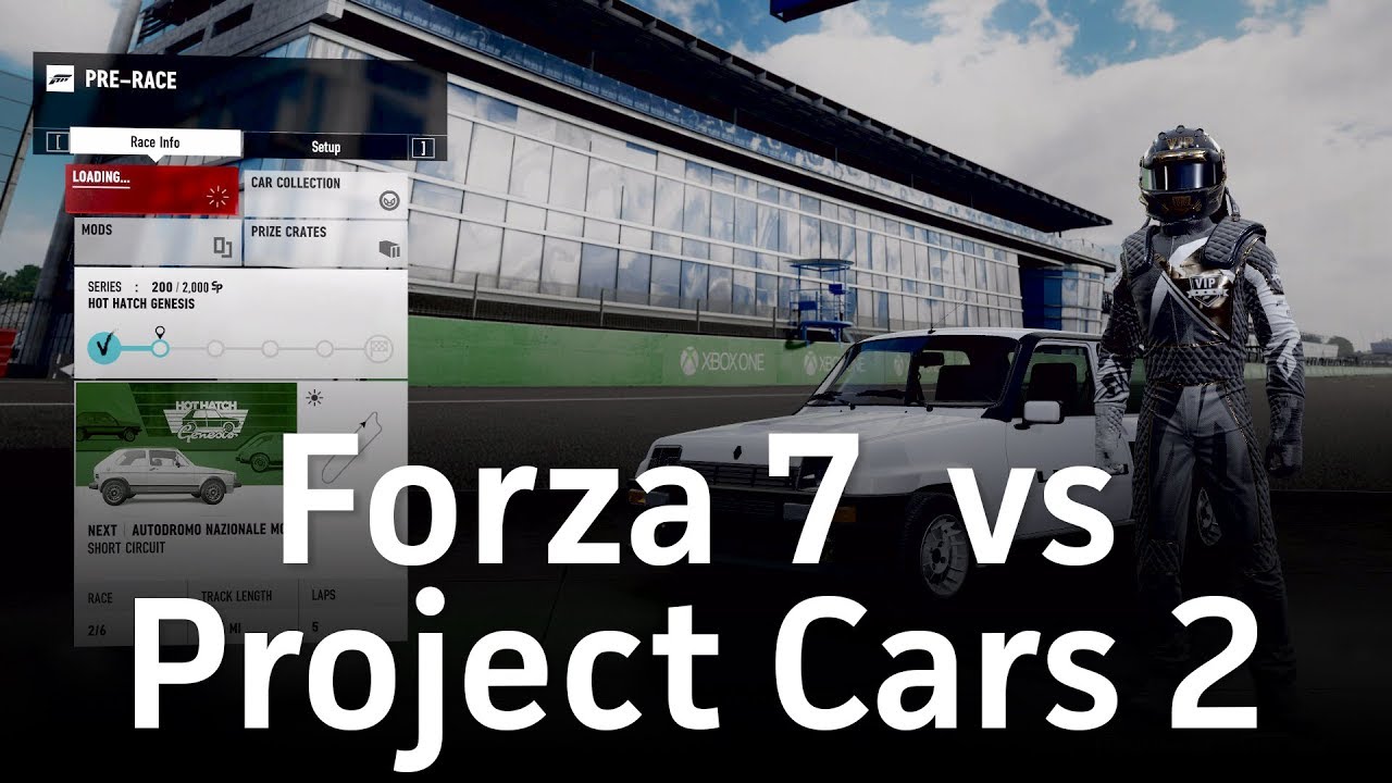 Forza Motorsport 7 PC vs Project Cars 2 | Let's Play