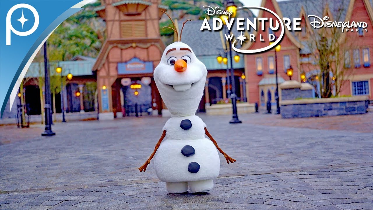 ❄️ Walking around WORLD OF FROZEN with OLAF in Disney Adventure World - Disneyland Paris