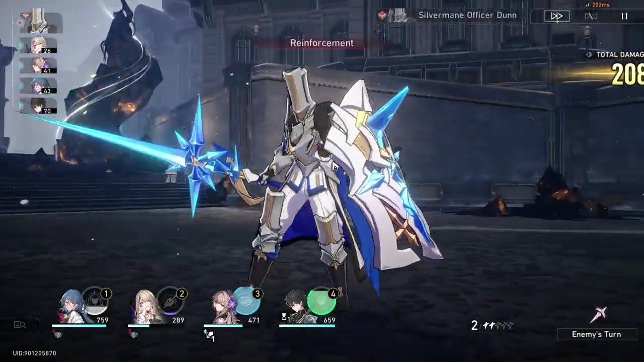 Honkai Star Rail F2P LV40 0103 Unattainable Idol Silvermane Captain Dunn