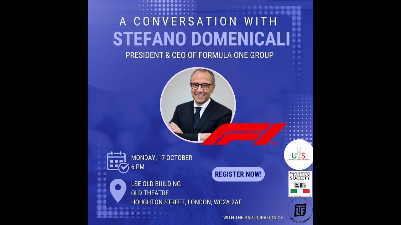 A Conversation with Stefano Domenicali, President & CEO of Formula 1 Group