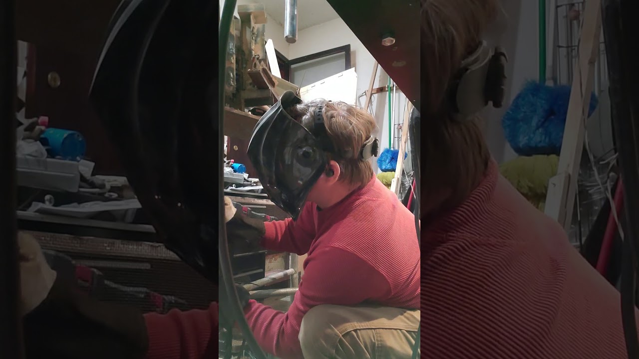 Tig Weld "Altering this thin tubed Fireplace screen"