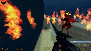 ZOMBIE ESCAPE MOD ON COUNTER-STRIKE: SOURCE, MAP: ZE_mountain_escape, CSS