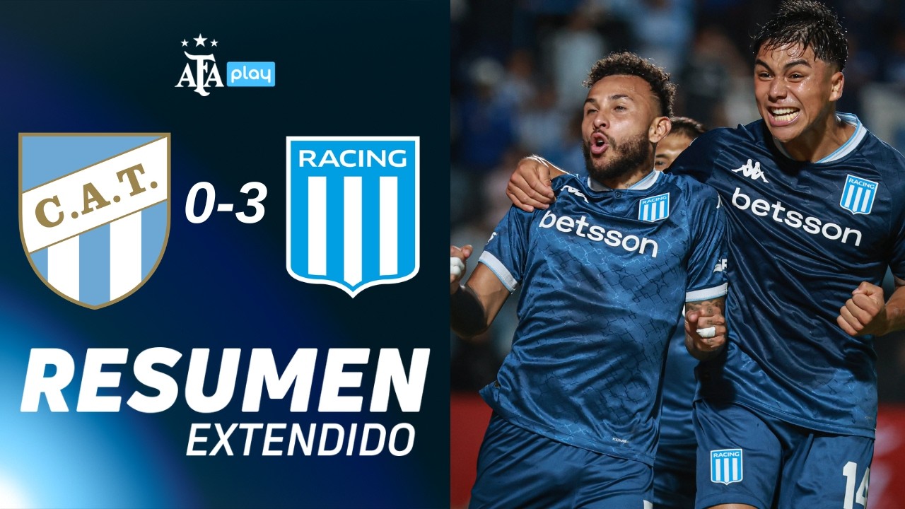 Atletico Tucuman 0 vs. 3 Racing Club | #TorneoApertura2026 | RESUMEN EXTENDIDO | Fecha 8