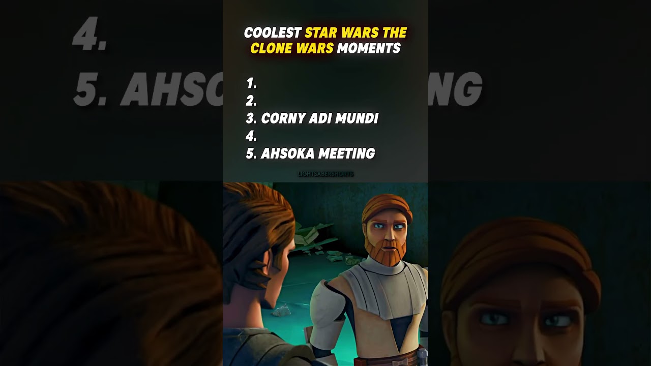 Ranking the coolest Clone Wars Moments #starwars