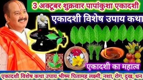 3 अक्टूबर 2025 पापांकुशा एकादशी के दिन पीपल के पत्ते पर राम वाला उपाय जरुर करे ||Pradeep Ji Mishra