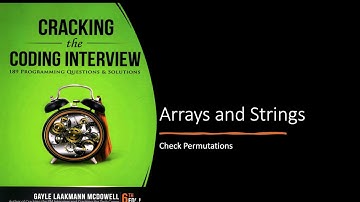 Cracking the Coding Interview Solutions | Arrays and Strings | Check Permutations