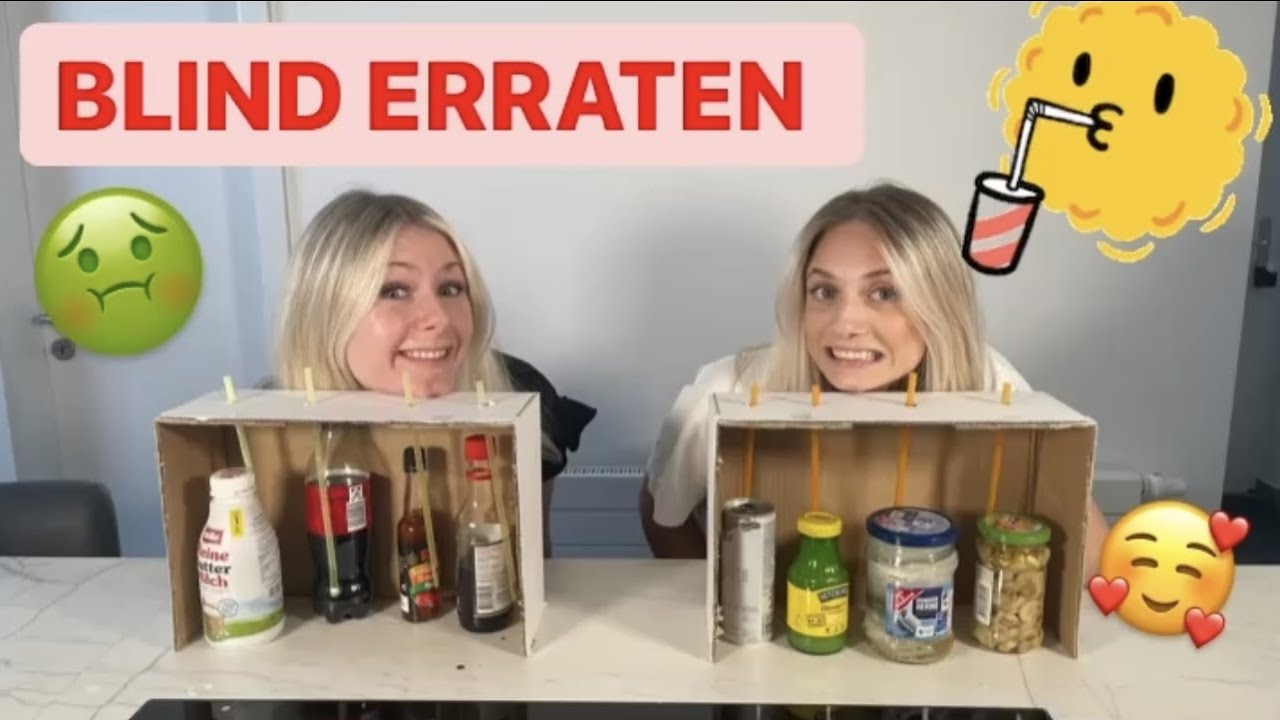 Getränke am Geschmack erraten!